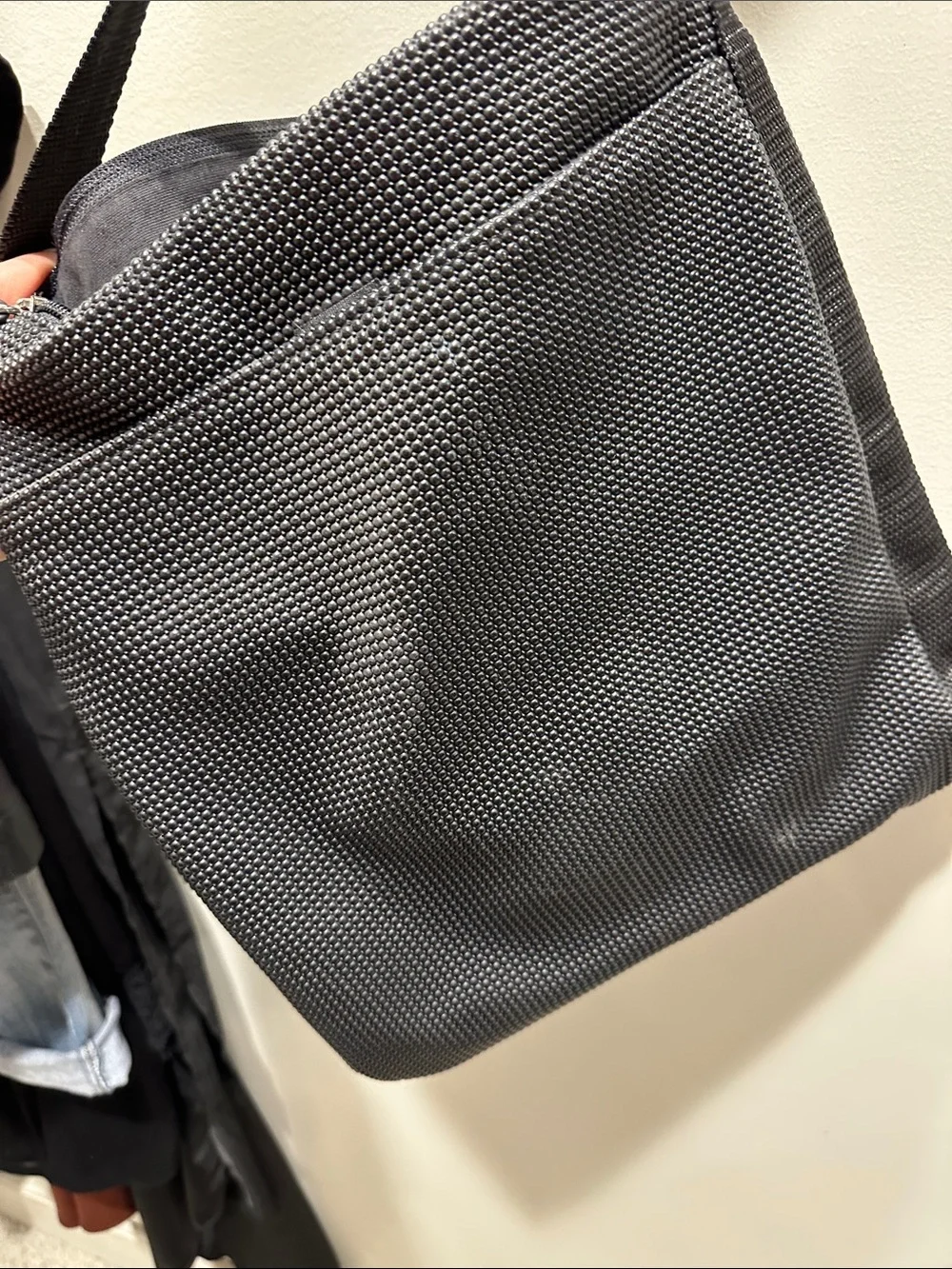 Men's Black Crossbody Utility Bag - Compact Everyday Carry